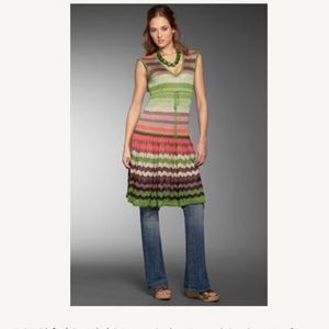 BCBGIRLS Nia Lurex Striped Dress